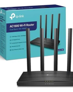 Router inalambrico Tp Link Archer C80 Ac1900 Wi Fi Dual Band 4 Antenas gran alcance
