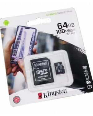 Tarjeta micro sd XC 64GB Canvas Select Plus Con adaptador CELULARES SD